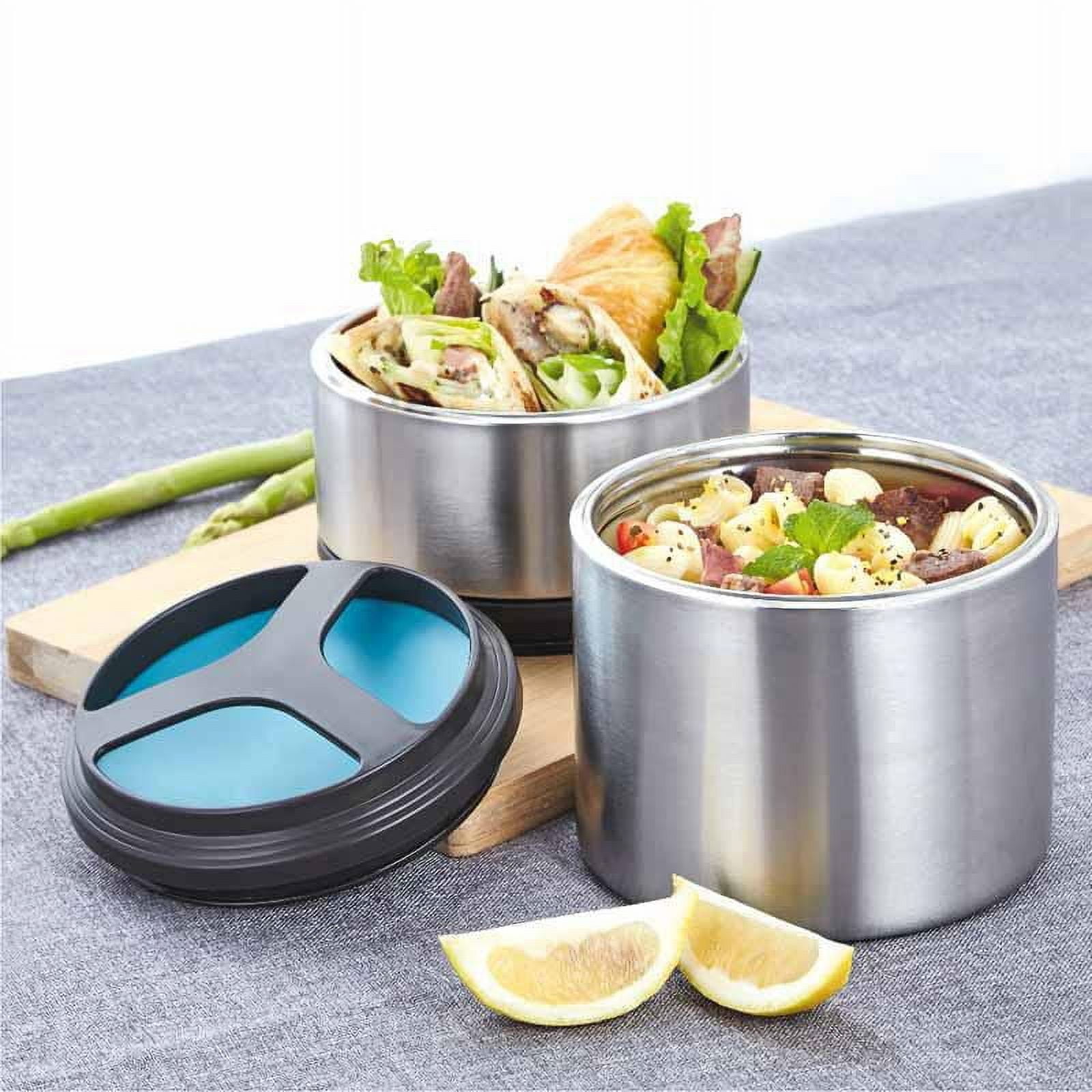 Tedemei 1.5L 2 Layer Vacuum Insulated Lunch Box in Premium 304 Stainless Steel