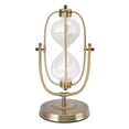thumbnail image 1 of Sablier décoratif vintage pour la maison, exquis, forgé à la main, horloge de sable artisanale, grande minuterie rotative de 30 minutes, 1 of 4