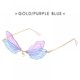 thumbnail image 1 of Lindas gafas de sol sin montura para mujer, gafas de sol creativas Vintage de moda de los 90, gafas de discoteca divertidas en forma de nube (azul-violeta) Feliz Sencillez, 1 of 5