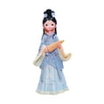 thumbnail image 3 of Chinese Girls Doll Resin Statue Ornament with Mini Hanfu Design for Bedroom Bookshelf Office Desk Display, 3 of 9
