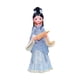 thumbnail image 3 of Muñeca china antigua Hanfu, estatua de niña, escultura de resina hecha a mano azul, 3 of 9