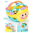 thumbnail image 3 of Herunwer Bee-shaped Baby Rattle and Teether Toy, Soft Textured Sensory Toy for Infants, 3 of 9