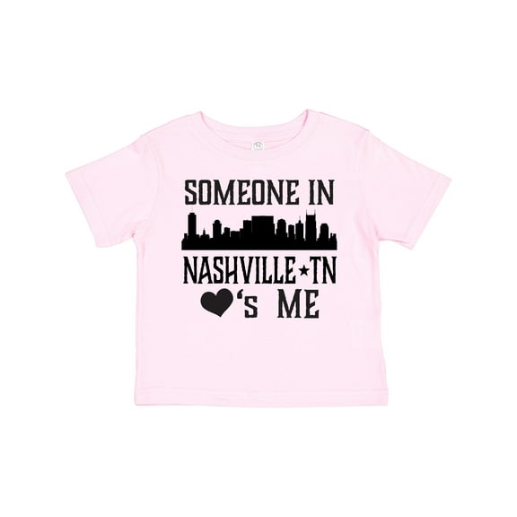 Inktastic Nashville Tennessee Someone Loves Me Skyline Boys or Girls Toddler T-Shirt