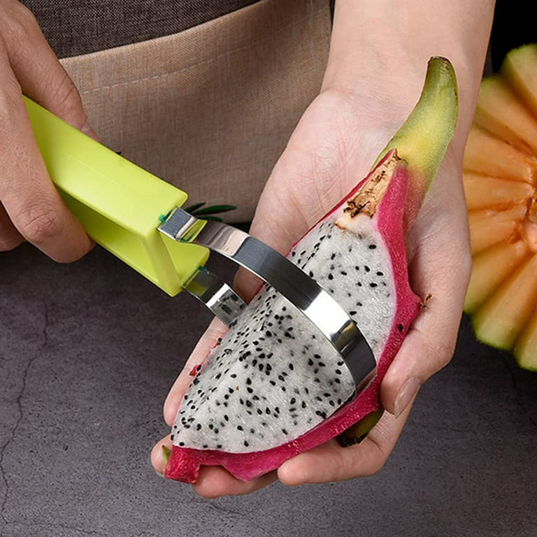 3Pcs Melon Baller Scoop Set, BetterJonny 4 In 1 Stainless Steel Fruit  Carving Tools Set with Pineapple Knife Fruit Peeler Perfect Tool for Dig  Pulp
