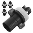 thumbnail image 1 of RENACLIPY 4Pcs Sup Pump Adapter for Kayak Air Valve Quick Inflation and Deflation Black Plastic, 1 of 8