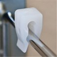 thumbnail image 1 of Molded Inventory Control Clips, White - Pack of 100, 1 of 1