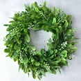 thumbnail image 2 of 30cm Greenery Wreath Wall Holiday Home Hanging Decor Ornament, 2 of 8