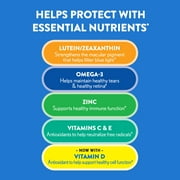 Ocuvite Adult 50 Plus Eye Vitamins and Minerals with Lutein and Zeaxanthin and Omega 3 Softgels, 90 Count