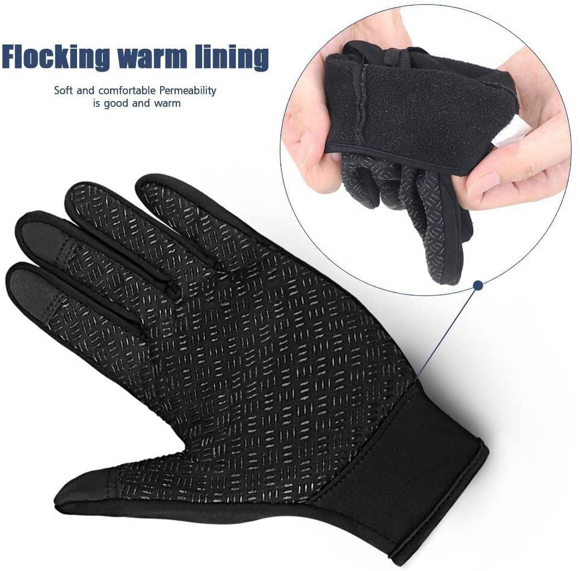 Winter Gloves for Men Women,Cold Weather Thermal Glove Windproof Water Resistant,Keep Warm Touch Screen Gloves for Cycling Running Driving,Riding ski Gloves Mountaineering Motorcycle
