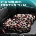 thumbnail image 4 of Premium Daisy Pattern Memory Foam Seat Cushion Ergonomic Chair Pad for Office Chair, Car, Airplane & Bleachers Sciatica, Tailbone Hip & Back Pain Relief - Chair Cushion for Long Office Workers., 4 of 5