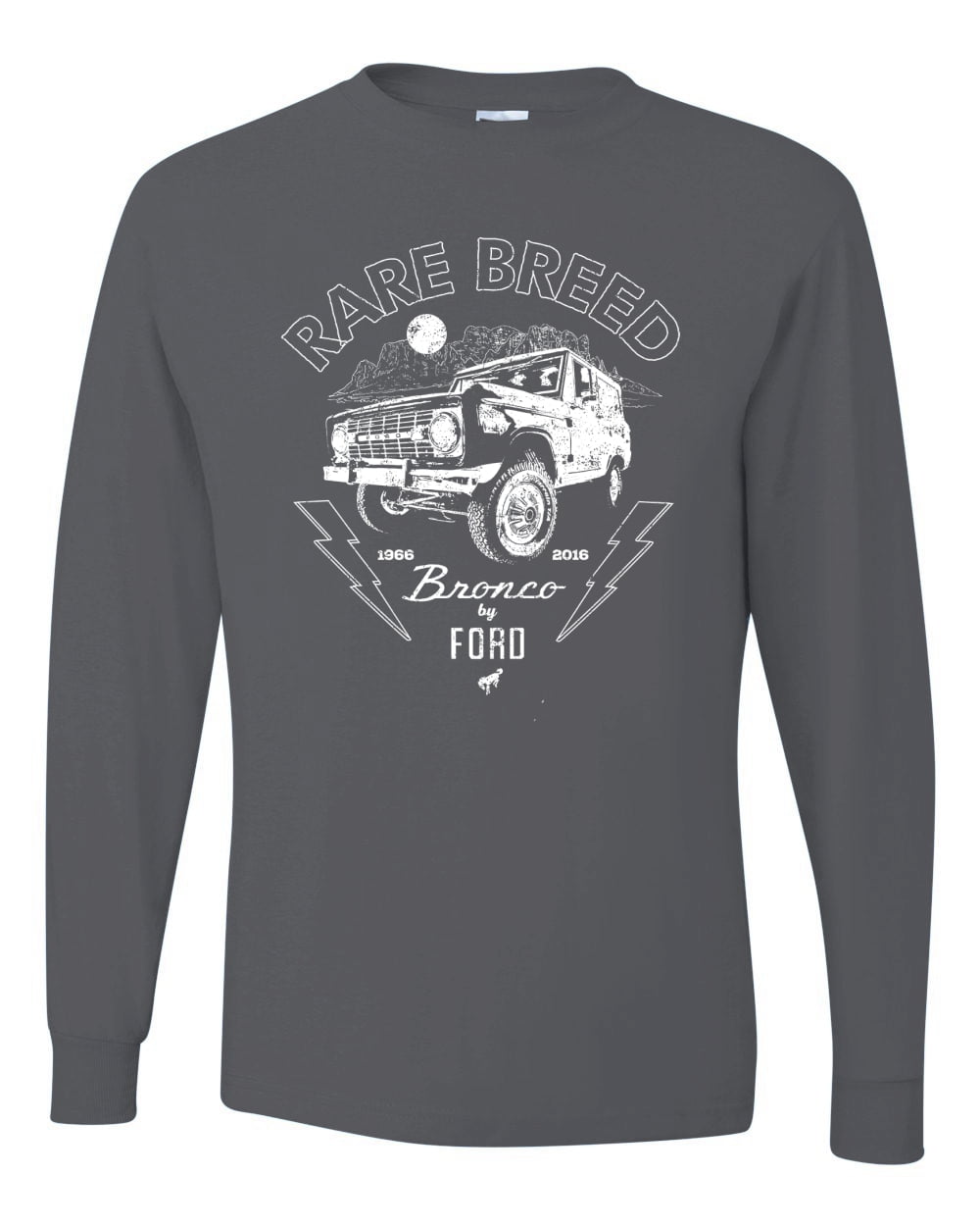 Wild Bobby Rare Breed Ford Bronco Men Long Sleeve Shirt