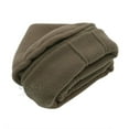 thumbnail image 2 of Dark Khaki Afghan Style Faux Wool Stretchable Pakol Mujahidin Kufi Hat, 2 of 6