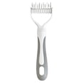 thumbnail image 2 of Dematting Comb for Dogs and Cats, Undercoat Rake Pet Brush for Long Hair, Deshedding Dog Brush Removes Tangles Knots and Loose Fur, Grooming Tool for Thick Coats (White), 2 of 9
