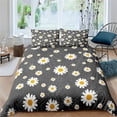 thumbnail image 1 of Dandelion Duvet Cover Microfiber Tropical Monstera Leaves Flowers Bedding Set Queen 3D Print Daisy Floral Comforter Cover Decor, 1 of 7