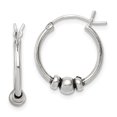 thumbnail image 1 of 925 Boucles d'Oreilles Vintage en Argent Sterling Rondes, 1 of 6