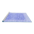 thumbnail image 2 of Ahgly Company Machine Washable Indoor Rectangle Oriental Blue Traditional Area Rugs, 5' x 8', 2 of 4