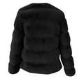 thumbnail image 6 of Viikei Women Coat Clearance Plus Size Coats for Women Winter Warm Furry Faux Long Jacket Long Sleeve Coat, 6 of 7