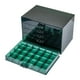 thumbnail image 2 of Organizador de joyería Caja de almacenamiento de uñas 120 cuadrículas Gabinete de contenedor de organización para anillos Beeds Parring oscuro, 2 of 10