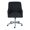 thumbnail image 3 of Serta Style Leighton Home Office Chair, Blue Twill Fabric, 3 of 5