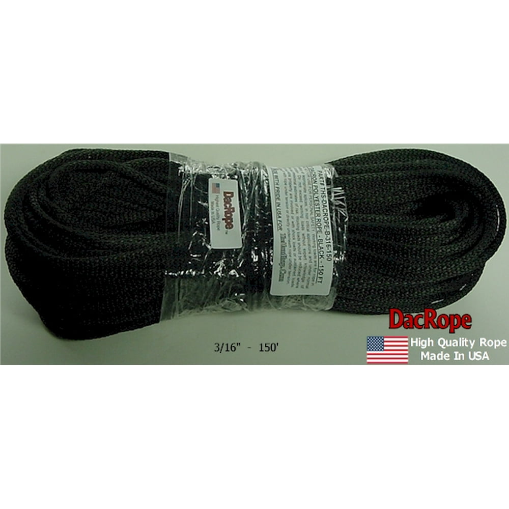 150' 3/16" Ham Radio Antenna Support Rope First Quality Polester Rope for, DIPOLE, Long Wire
