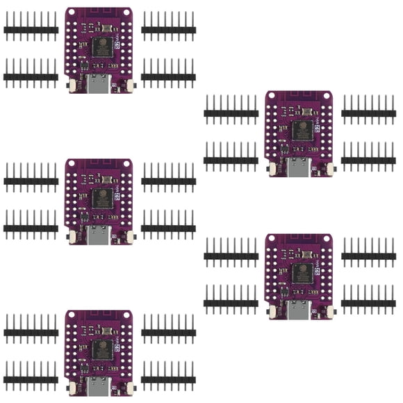 Dweii 5Pcs Esp32 S2 Mini S2 Mini V1.0.0 Wifi Board Basado Esp32-S2Fn4R2 Esp32-S2 4Mb Flash Tipo-C Conexión Compatible Con Micropython