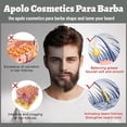 thumbnail image 3 of Estimulante del crecimiento de barba Apolo Cosmetics para hombre, 100 g, 3 of 7