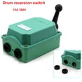 thumbnail image 6 of SagaSave Q5-15 Drum Reverse Switch 380V 15A IP44 3 Positons Forward/Off/Reverse Motor Control Waterproof, 6 of 7