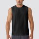 thumbnail image 4 of pstuiky Camisetas sin mangas para hombre, Camiseta informal de verano para hombre, de color liso, sin mangas y cuello redondo. Tops elegantes para mujer s, 4 of 9