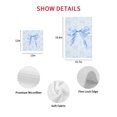 thumbnail image 7 of Cute Bow Kitchen Dish Towels for Drying Dishes Set of 4, Blue Bowknot Minimalist Solid Color Waffle Weave Microfiber Hand Tea Bathroom Towels Quick Dry & Absorbent Towel 15.7x23.6, 7 of 7