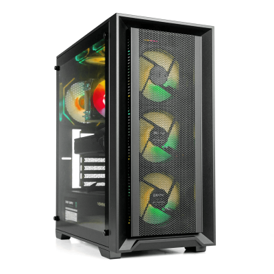 ARGB Gaming PC i7-7700 16GB RAM 512GB SSD 1TB HDD RTX 2060 GDDR6 650W PSU WiFi 6 BT 5.4 Win 11 Computer Desktop W/ RGB Keyboard & Mouse