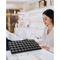 thumbnail image 7 of Novel Box 3 Black & 2 White Foam Sheets 14.5X7.8X0.75 with 250 Gem Jars - Jewelry Display Trays, 7 of 7