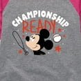 thumbnail image 3 of Mickey & Friends - Championship Ready - Toddler And Youth Girls Raglan Graphic T-Shirt, 3 of 4