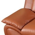 thumbnail image 3 of PonLiving Oversize Modern Leather Armchair, Living Room Furniture, Orange, 3 of 4