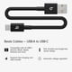 thumbnail image 2 of Cable Beats USB-A a USB-C de carga rápida 20 cm para Apple y Android, 2 of 6