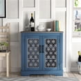 thumbnail image 2 of LIVILAND 30 in. Storage Sideboard Buffet Accent Cabinet - Navy Blue, 2 of 7