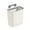 White B, variant on Cheers.US 9L Kitchen Compost Bin for Counter Top or Under Sink, Hanging Small Trash Can with Lid for Cupboard/Bathroom/Bedroom/Office/Camping, Mountable Indoor Compost Bucket