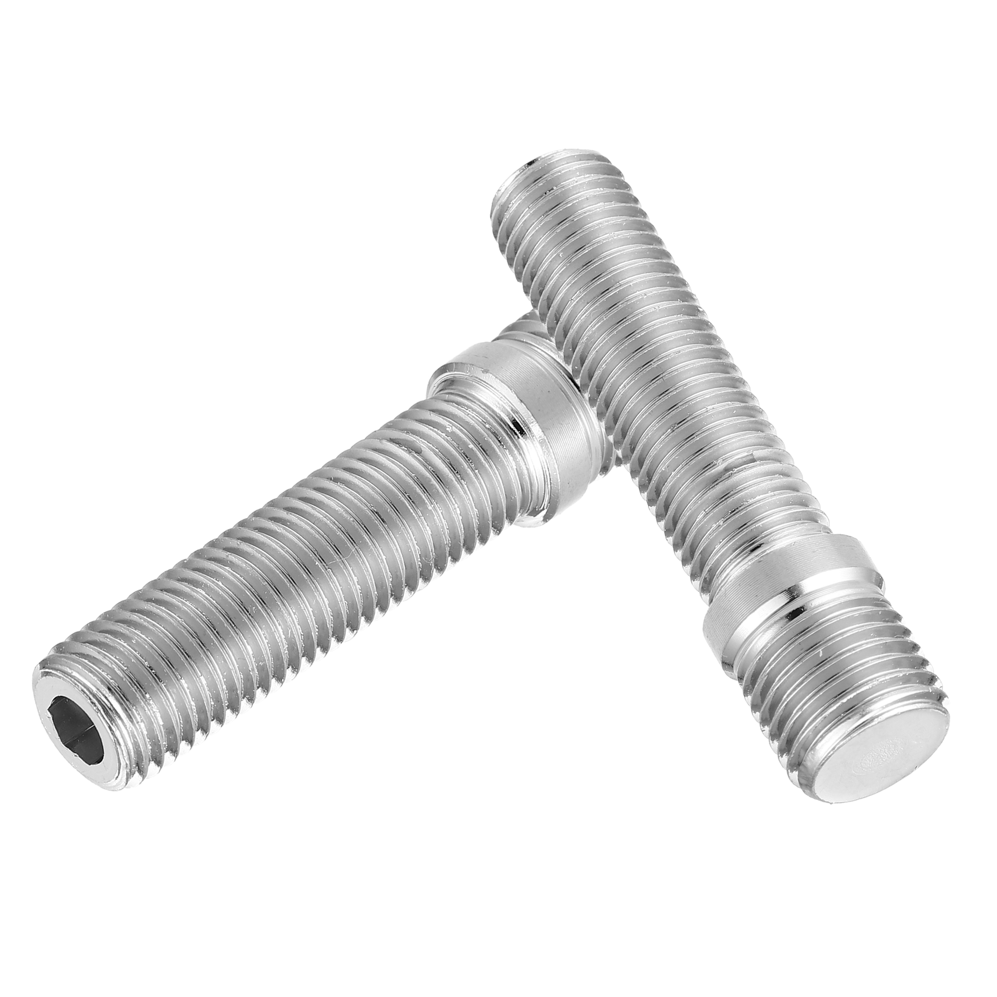 Unique Bargains M14x1.5 to M12x1.5 58mm Wheel Stud Fit for Audi - Pack of 20 Silver Tone