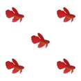 thumbnail image 2 of Thinsony Magnifiquement Conçu Simulation Artificielle Lumineuse Poissons Rouges pour les Aquariums Bronzage Rouge 5Set, 2 of 6