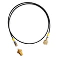 thumbnail image 1 of GUOOL CO2 Tank Cylinder Direct Adapter Hose External Hose CO2 Refill Connector Gold Gold CGA320, 1 of 4