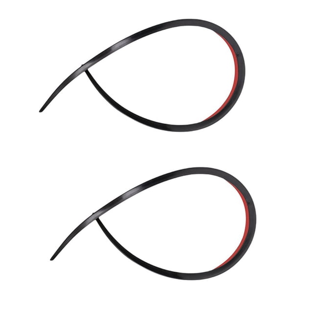 2X Alerón de Techo Universal de 1,2 M, Alerón Trasero Negro Brillante, Alerón Trasero para