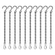 thumbnail image 4 of 10 Piezas Cadena para Macetas Y Comederos de Pájaros Colgador de Jardín Y Ganchos de Repuesto Fabricadas en Material Fuerte Adecuado para Balcones Y, 4 of 8