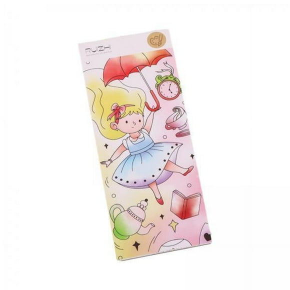 2xBolsillo Libro de pintura de acuarela Marcadores de acuarela Ocio Entretenimiento Juego para colorear DIY Dibujo Manualidades para niñas Niños Recuerdo 4 piezas