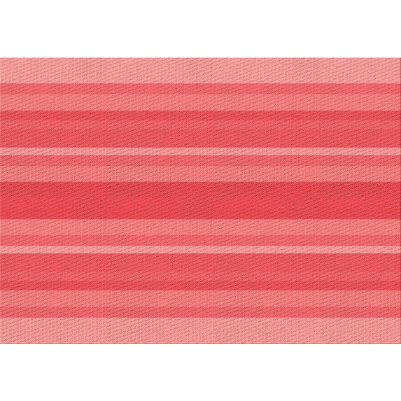 Ahgly Company Machine Washable Indoor Rectangle Transitional Red Area Rugs, 5' x 8'