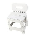 thumbnail image 1 of Folding Step Stool, Portable Small Kids Step Stool, with Carry Handle Ergonomic Design, Weight Capacity Up to 300 Pounds, Compact, for Picnics, Camping, Dining, Fishing, Barbecuing, 1 of 7