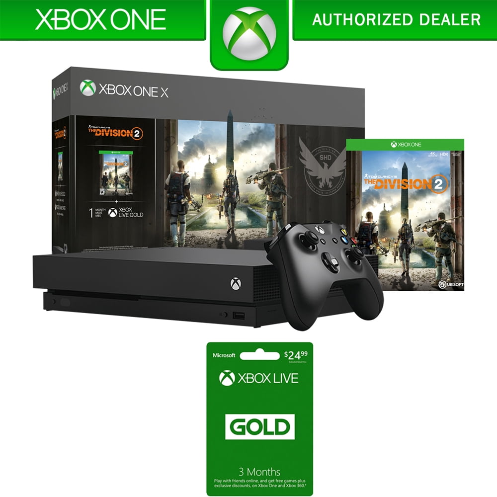 xbox one x division 2 bundle