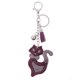thumbnail image 2 of Llavero de cristal Llavero de coche Bolso colgante Monedero Encanto para regalo de niñas Púrpura Zulema Lowrie llavero llavero, 2 of 6