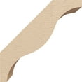 thumbnail image 3 of Ekena Millwork 5"W x 10"D x 10"H Funston Rough Cedar Woodgrain TimberThane Knee Brace, Primed, 3 of 6