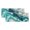 Turquoise DarkGray, variant on 2 Pack Valances for Windows, Turquoise Marble Window Valances for Living Room/Bedroom/Bathroom, Luxury Modern Abstract Texture Art Light Filtering Kitchen Curtain Valance Window Treatment 42"W x18" L