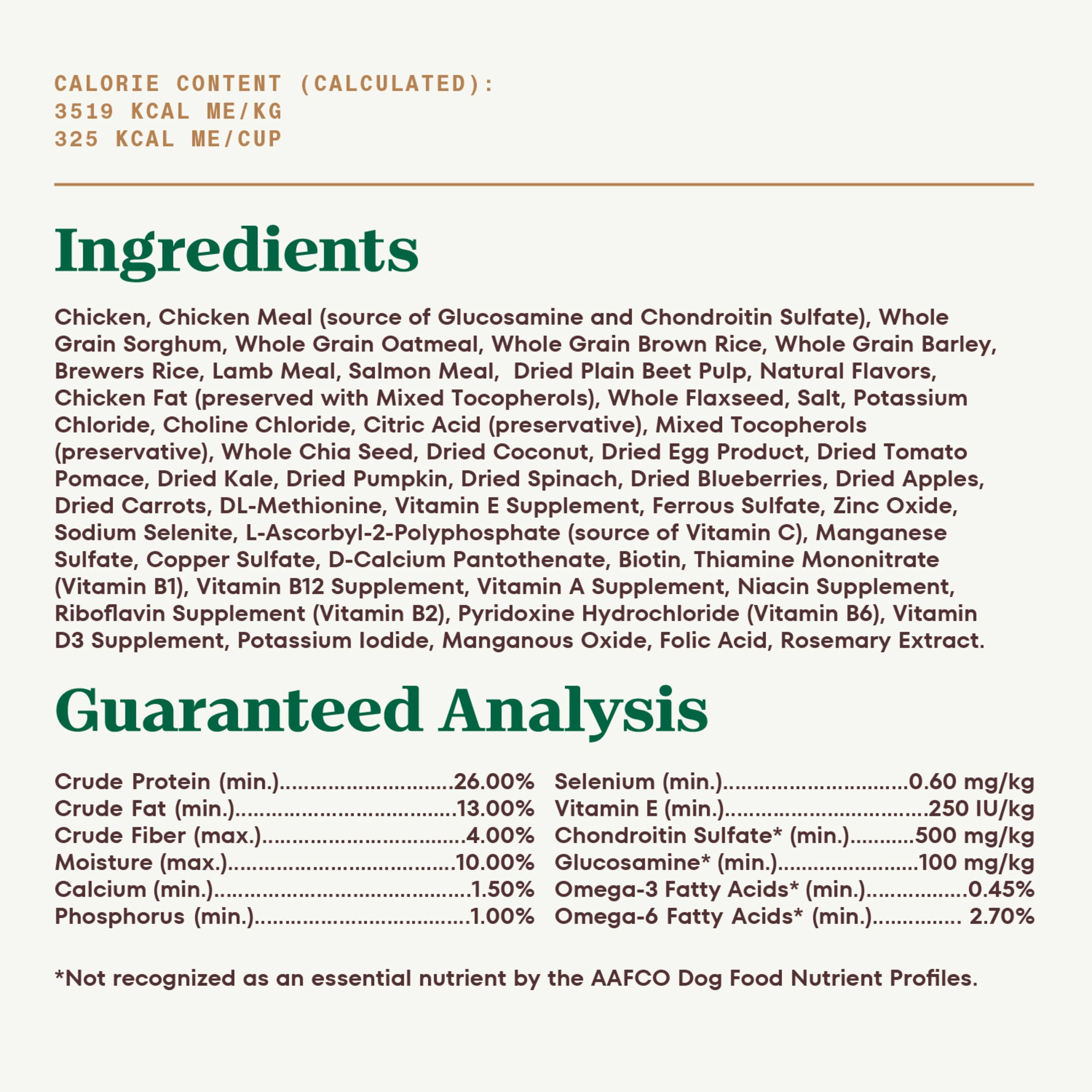 Nutro Ultra Senior Dry Dog Food with a Trio of Proteins from Chicken, Lamb and Salmon, 30 lb Bag