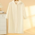 thumbnail image 2 of ZACPNCV Girls Fleece Robe Boys Hooded Bathrobe Soft Flannel Robe For Kids White 3-10 Years, 2 of 6